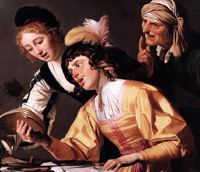 Gerrit van Honthorst The Concert Detail